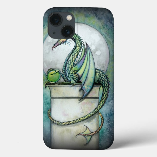 Funda De Case-Mate Para iPhone Dragón Verde Fairy Fantasy Art Artwork Faith (Reverso)