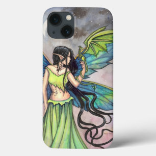 Funda Para iPhone 13 Dragón Verde Fairy Fantasy Art Artwork Faith