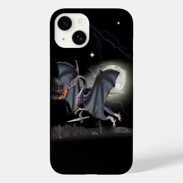 Funda De Case-Mate Para iPhone Dragones (Reverso )