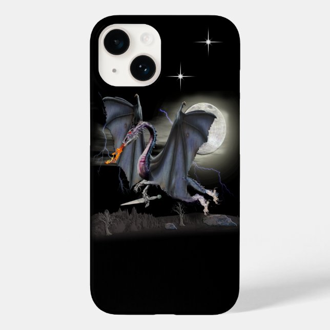 Funda De Case-Mate Para iPhone Dragones (Reverso )
