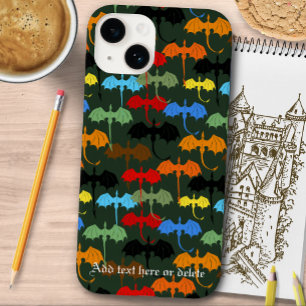 Funda Para iPhone 14 De Case-Mate Dragones Fantasía de Vuelo Verde