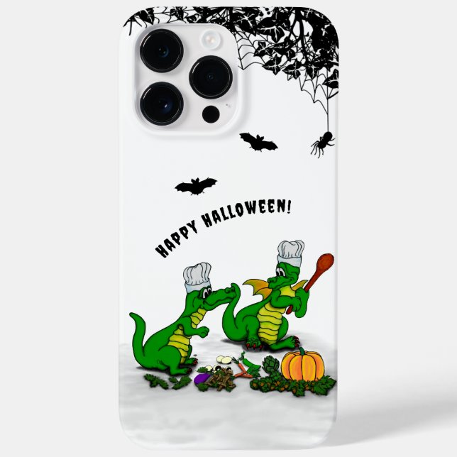 Funda De Case-Mate Para iPhone Dragones - ¡Feliz Halloween! Hoy cocinaré (Reverso)
