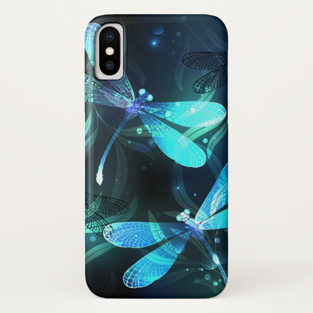 Funda De Case-Mate Para iPhone Dragonflies (Reverso)