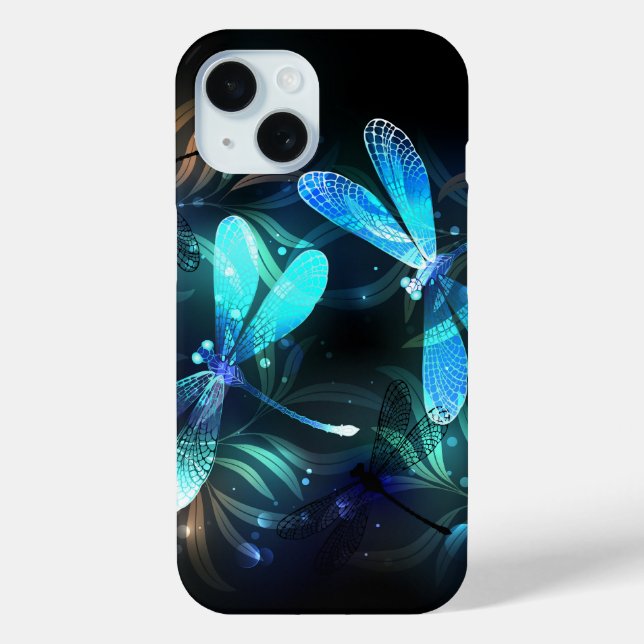 Funda De Case-Mate Para iPhone Dragonflies (Reverso )