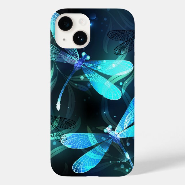 Funda De Case-Mate Para iPhone Dragonflies (Reverso )