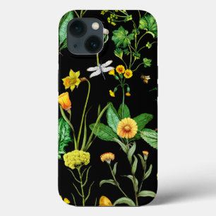 Funda Para iPhone 13 Dragonflies and Bebe on Herb Plants