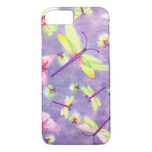 Funda Para iPhone 8/7 Dragonflies and Lightning Bugs