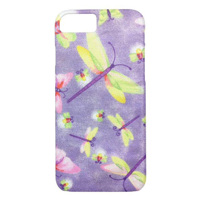 Funda De Case-Mate Para iPhone Dragonflies and Lightning Bugs (Reverso)