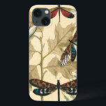 Funda Para iPhone 13 Dragonflies coloridas flotando sobre hojas<br><div class="desc">Enormes libélulas flotan sobre hojas en esta pieza de Megan Meagher. Una atractiva representación de la naturaleza. ¡Asegúrate de ponerlo en tu pared favorita!</div>