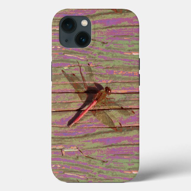 Funda De Case-Mate Para iPhone Dragonfly Colorful (Reverso )