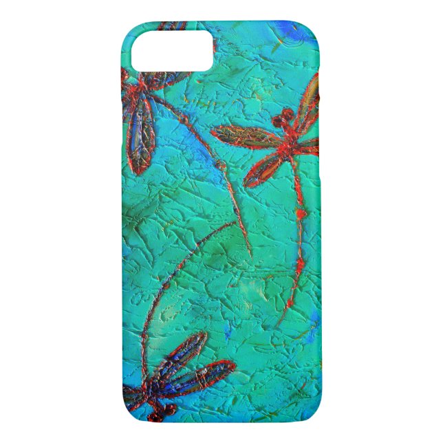 Funda De Case-Mate Para iPhone Dragonfly Dance (Reverso)