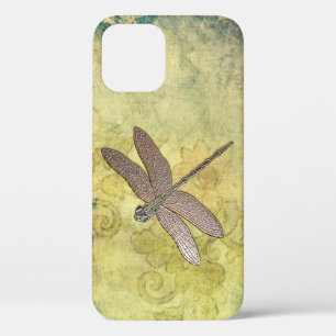 Funda Para iPhone 12 Dragonfly de bronce