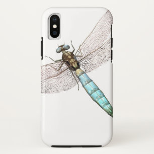 Funda Para iPhone X Dragonfly on White