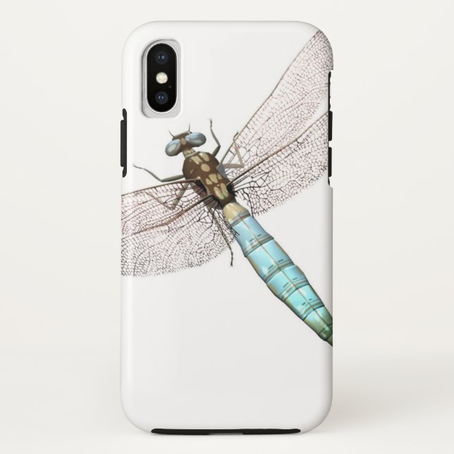 Funda De Case-Mate Para iPhone Dragonfly on White (Reverso)