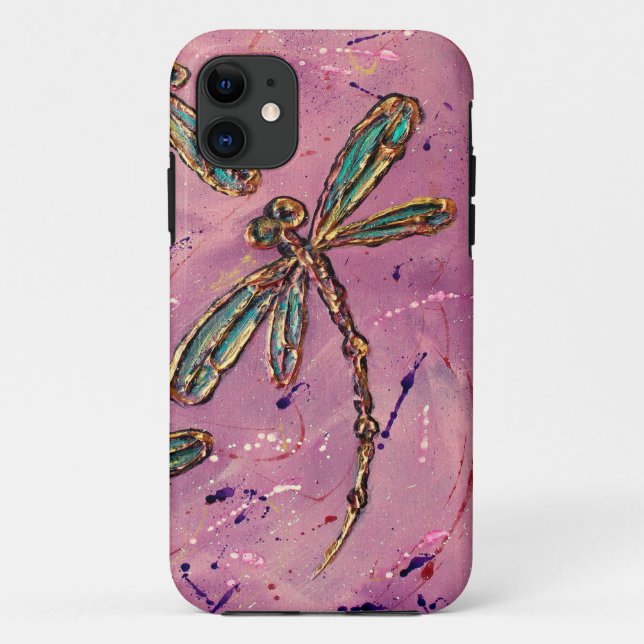 Funda De Case-Mate Para iPhone Dragonfly Pink Fizz (Reverso)
