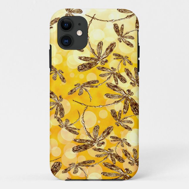 Funda De Case-Mate Para iPhone Dragonfly Sunshine (Reverso)