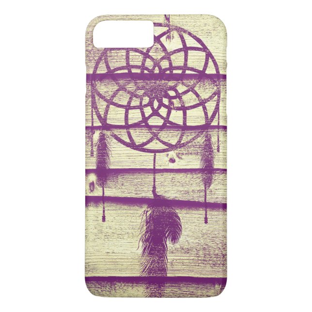 Funda De Case-Mate Para iPhone Dream Catcher Purple Wood (Reverso)