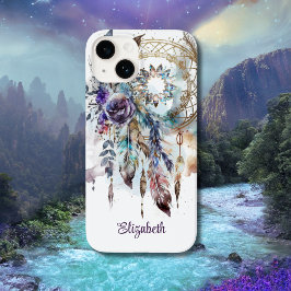 Funda Para iPhone 14 De Case-Mate Dreamcatcher de Crystals de Boho Mágico