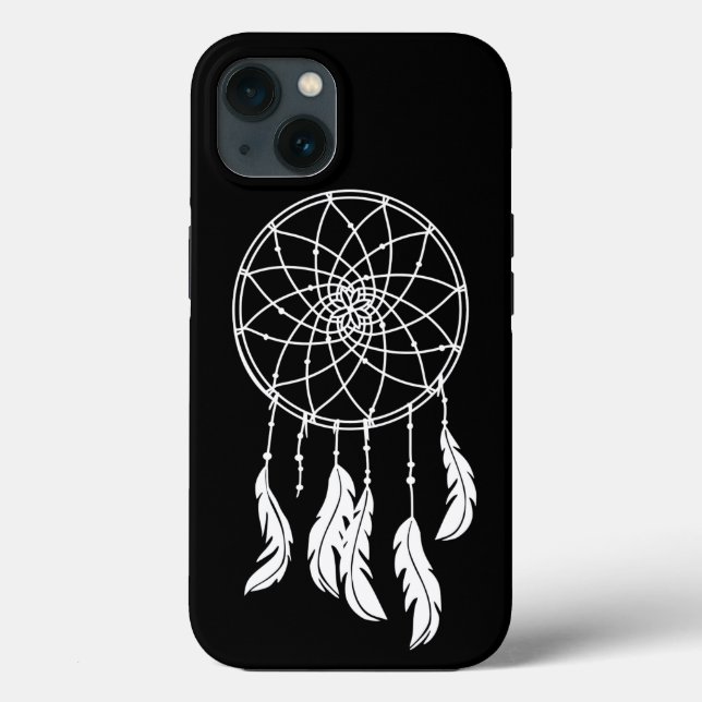 Funda De Case-Mate Para iPhone Dreamcatcher en blanco (Reverso )