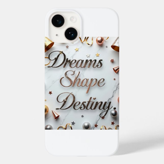 Funda De Case-Mate Para iPhone Dreams Shape Destiny (Reverso )