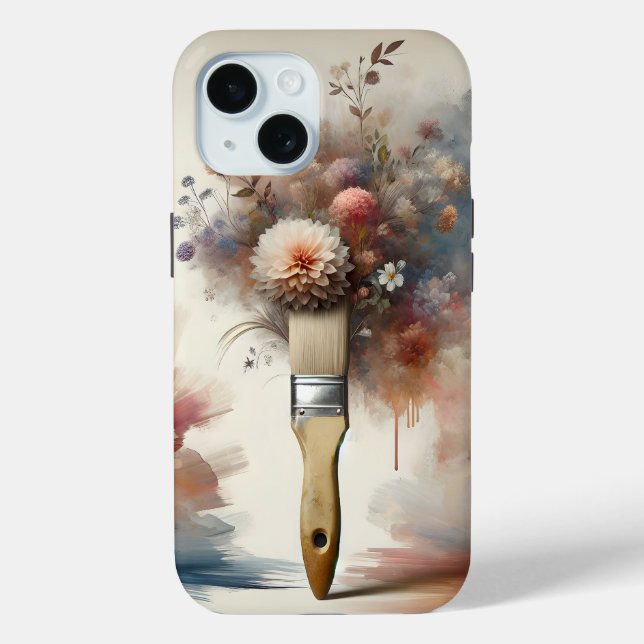 Funda De Case-Mate Para iPhone Dreamy Paintcel Flower Bunch (Reverso )