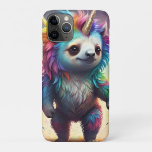 Funda Para iPhone 11 Pro Dreamy Slothicorn: Una fantasía de un bebé arcoiri
