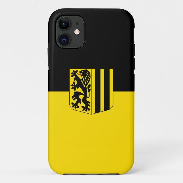 Funda De Case-Mate Para iPhone Dresden emblem Germany flag symbol coat arms (Reverso)