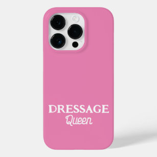 Funda Para iPhone 14 Pro De Case-Mate Dressage Queen Cute Guión Rosa Ecuestre