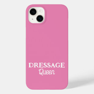 Funda Para iPhone 14 Plus De Case-Mate Dressage Queen Cute Guión Rosa Ecuestre