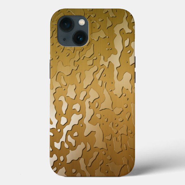 Funda De Case-Mate Para iPhone Drogas de agua en el cobre cepillado Metalizado (Reverso )