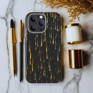 Funda Para iPhone 14 De Case-Mate Drogas de Purpurina de color negro y oro   Estuche