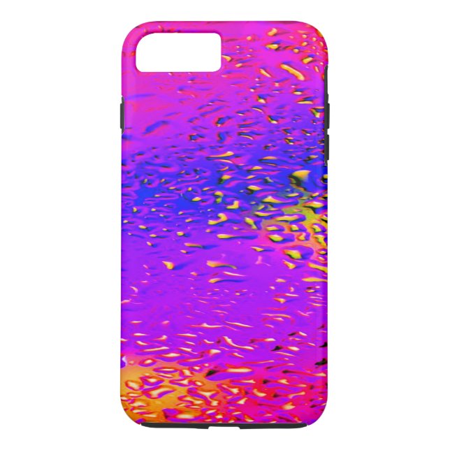 Funda De Case-Mate Para iPhone Droplas Sunset Blue Pink Púrpura (Reverso)
