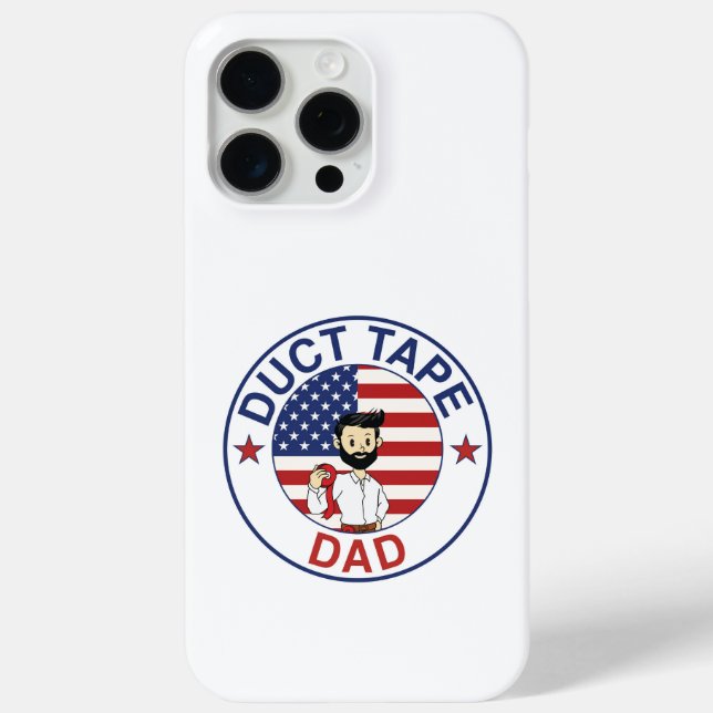 Funda De Case-Mate Para iPhone Duct Tape Dad - iPhone Case (Reverso )