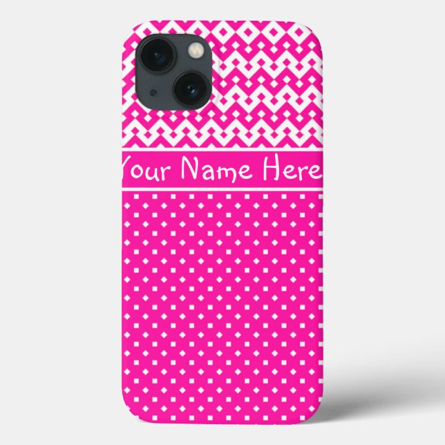 Funda De Case-Mate Para iPhone Dulce Candy Personalizado rosa y blanco iPad 2/3/4 (Reverso)