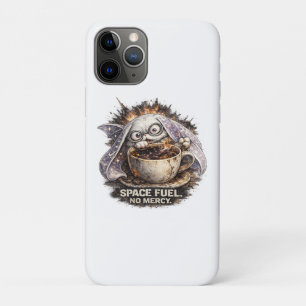 Funda Para iPhone 11 Pro Dulce Conejo de Combustible Espacial Café Hallowee