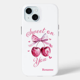 Funda Para iPhone 15 Dulce día de San Valentín personalizable