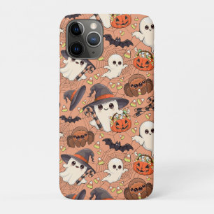 Funda Para iPhone 11 Pro Dulce Fantasma de Halloween en Estilo Kawaii