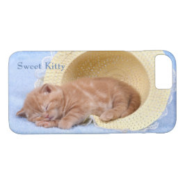 Funda Para iPhone 8/7 Dulce Napping Kitty Perfect Peaceful Cat