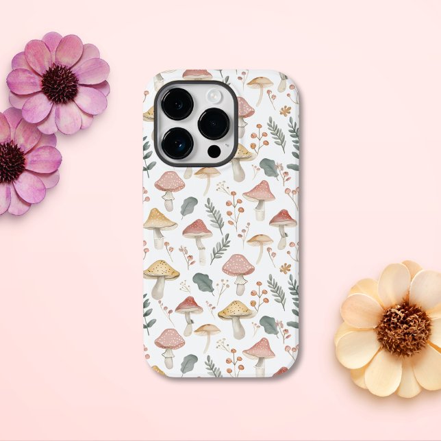 Funda De Case-Mate Para iPhone Dulce Patrón de Champiñón Pastel (Subido por el creador)