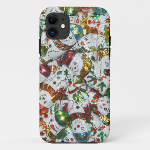 Dulce Snowmen iPhone 5 apenas ahí funda
