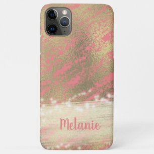 Funda Para iPhone 11 Pro Max Dulces 16 sofisticados con brillo de papel de alum