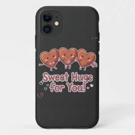 Funda Para iPhone 11 Dulces abrazos para ti - Camiseta de San Valentín