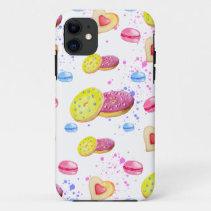 Funda Para iPhone 11 Dulces dulces con un patrón de brillo colorido