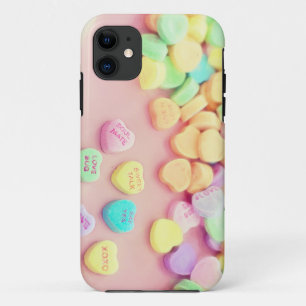 Funda Para iPhone 11 dulces el día de San Valentín, corazones, diálogo