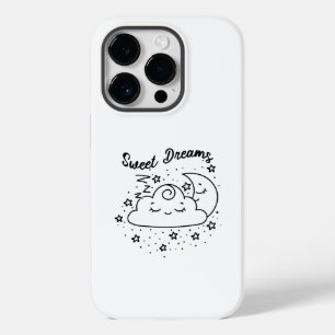 Funda Para iPhone 14 Pro De Case-Mate Dulces Sueños Dormidos Luna Y Nube Con Estrellas