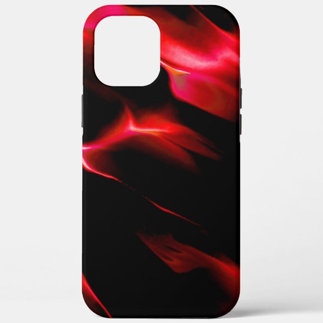 Funda De Case-Mate Para iPhone Dunas artificiales en sombra roja (Reverso )
