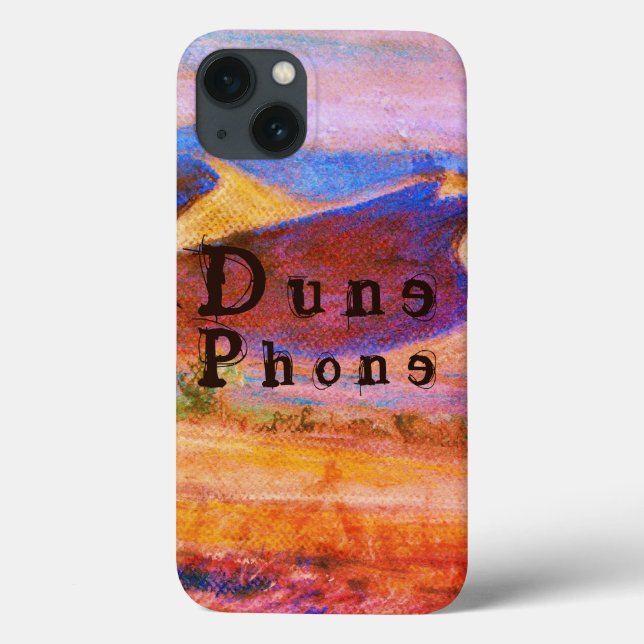 Funda De Case-Mate Para iPhone Dunas de arena en teléfono Pastel (Reverso)