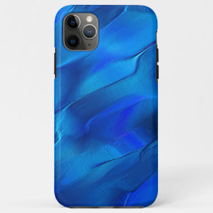 Funda Para iPhone 11 Pro Max Dunas metálicas en tonos de azul intenso