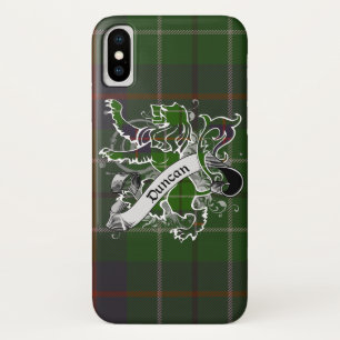 Funda Para iPhone X Duncan Tartan Lion