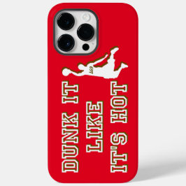 Funda Para iPhone 14 Pro Max De Case-Mate DUNK ES COMO SI FUERA UN Básquetbol gracioso CALIE